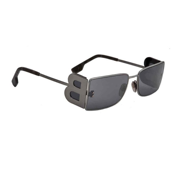 🔥SALE BURBERRY NEW SILVER MIRROR LADIES SUNGLASSES - Picture 1 of 3